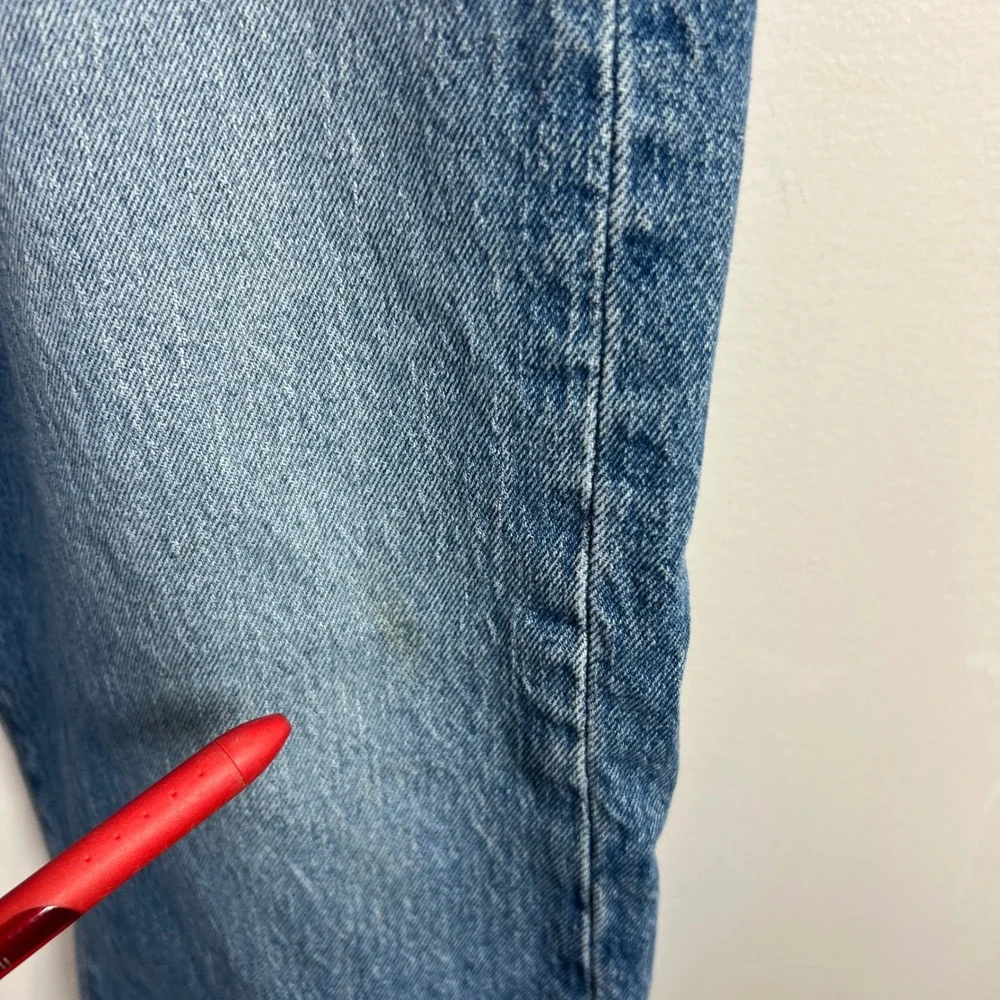 Levis 501 Original Fit Mens Jeans 40x30 Medium Wash Blue Straight Leg Denim